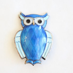 David Andersen Owl Brooch - Etsy
