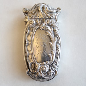 1891 Sterling Silver Match Safe by Ward and Bartholomew