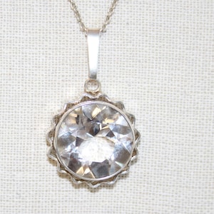 Arne Nordlie - Oslo Silver & Rock Crystal Pendant Necklace