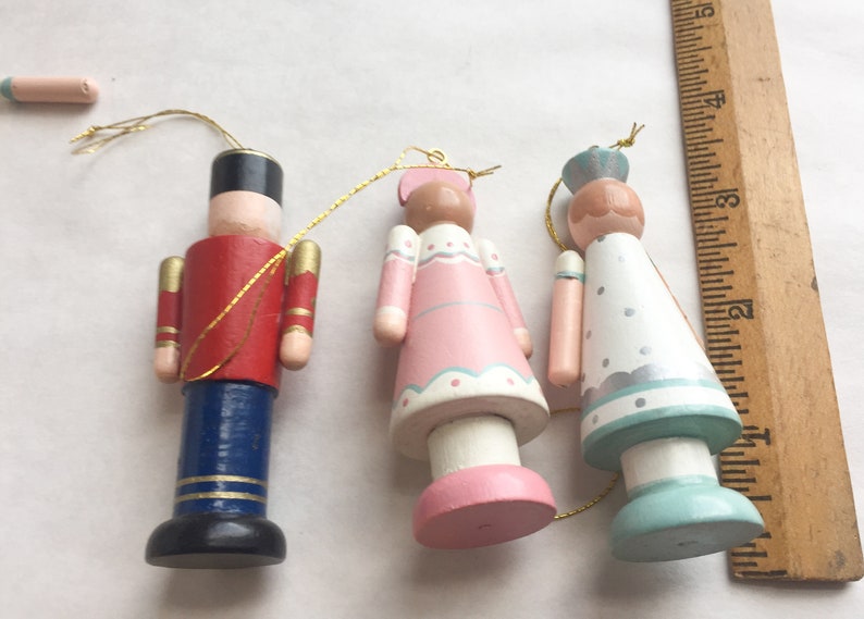 Sugarplum Fairy and Clara 3 Ornaments by Avon Nutcracker