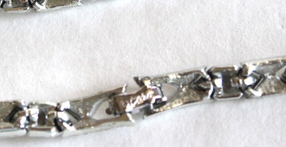 1960s Coro Silver Tone Lariat Necklace - image 4
