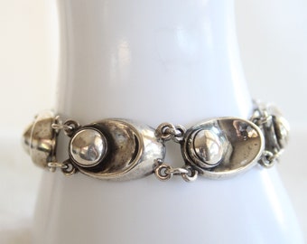 Sterling Silver Danish Modern Bracelet by NE From - Denmark