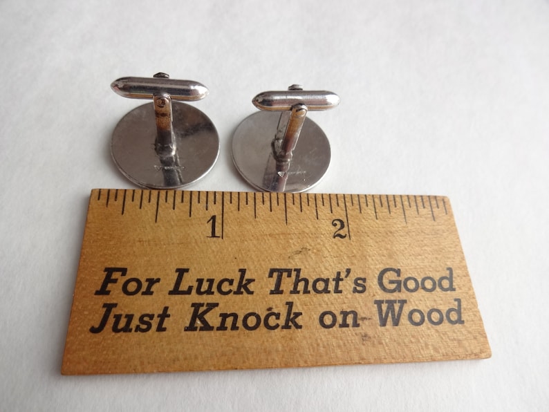 Engraved Sterling Cuff Links