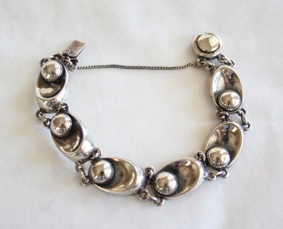 Sterling Silver Danish Modern Bracelet by NE From… - image 2