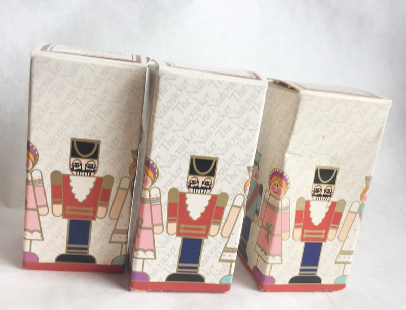 Sugarplum Fairy and Clara 3 Ornaments by Avon Nutcracker