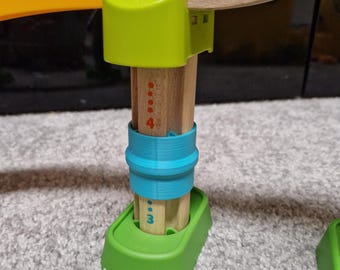 Verbinder für Kugelbahn stützen kompatibel mit HABA Kullerbü 10er Set ähnlich wie HABA 304801