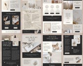 Email Newsletter Templates for Canva (Digital Download)