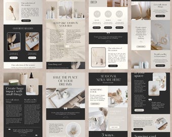 Email Newsletter Templates for Canva (Digital Download)