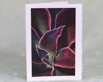 Succulent Notecard G, 5″ x 7″
