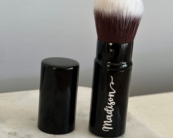 Personalized Travel Make Up Kabuki Brush