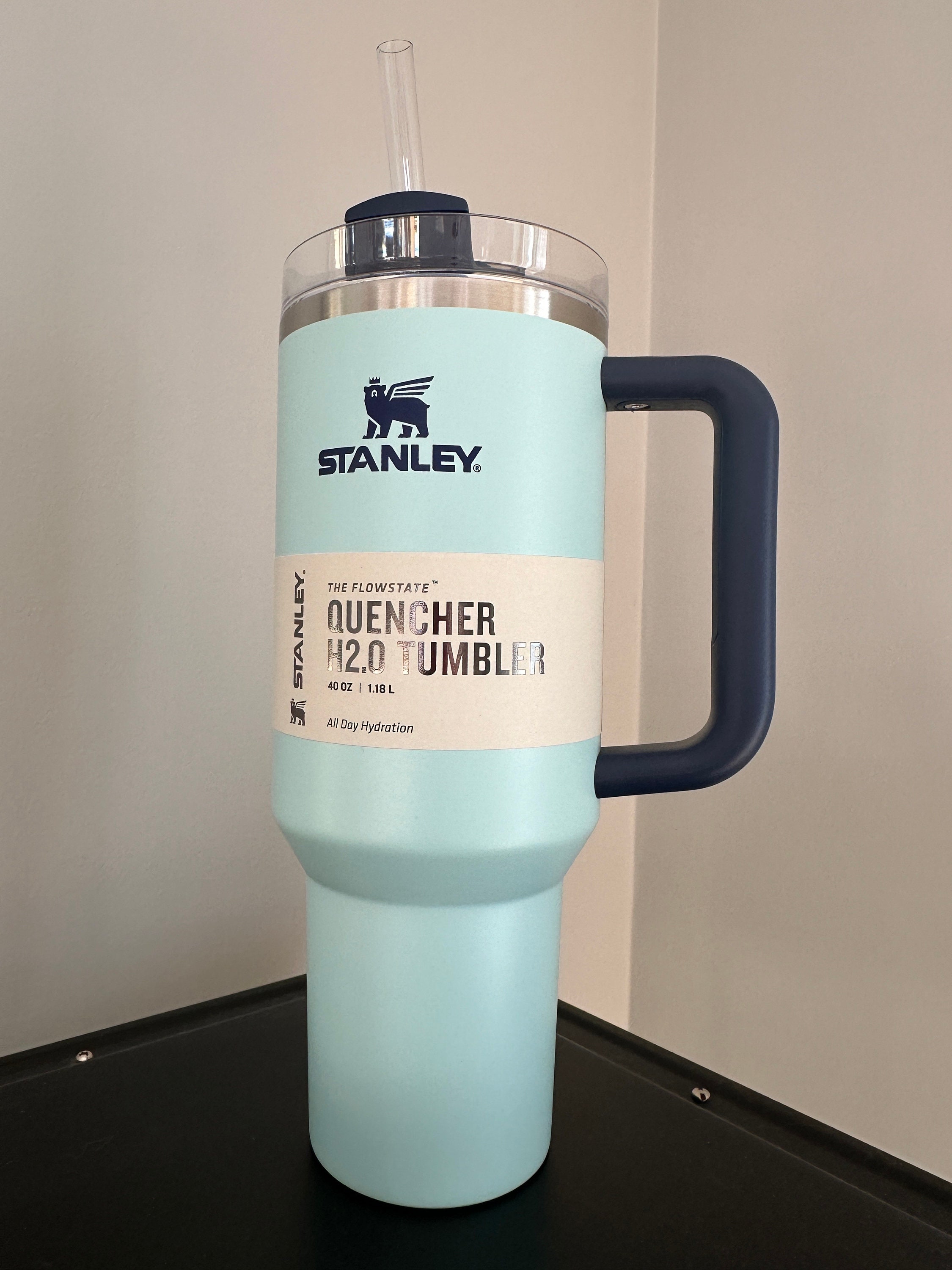 NEW Stanley Quencher H2.0 30 Oz Tumbler Pool Blue USA AUTHENTIC