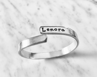 One Single Add On Napkin Ring, Personalized Name