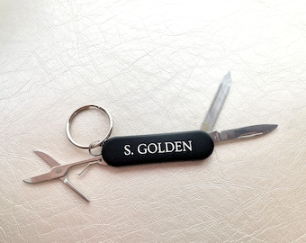 Personalized Knife Key Chain Tool Multitool