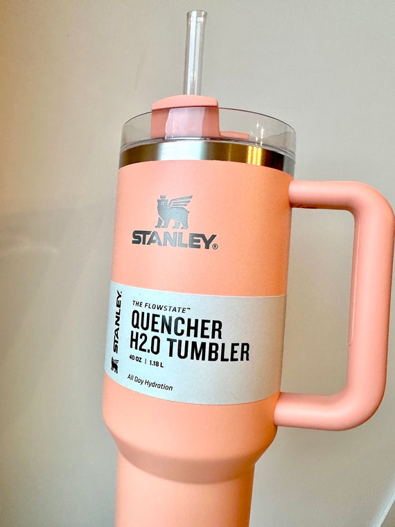 Stanley 40oz Tumbler, Orange Blossom Tumbler, NEW Stanley Colors, Laser  Engraved Stanley, Summer Stanley Tumbler, Custom Stanley Cup 