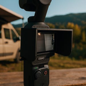 Sun Shade Hood for DJI Osmo Pocket 3 – Reduce Glare & Improve Screen Visibility Outdoors