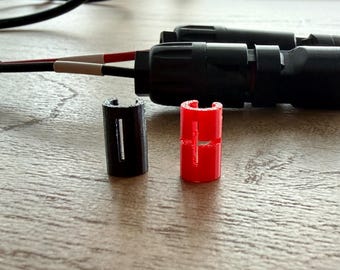 MC4 Solar Cable Polarity Markers | Van & Off-Grid Wiring Clips