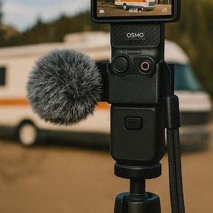 DJI Osmo Pocket 3 Clip-On Side Mount Bracket for Mics & Audio Accessories