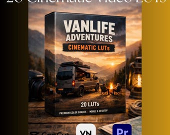 Cinematic Van Life Video LUTs | Camping & Travel Presets