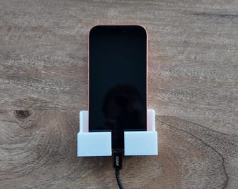 Camper Van Wall Phone Mount with Charging Gap