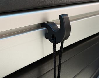 VW Transporter T6 / T6.1 Kitchen Rail Hooks | Camper Van Storage | Pack of 4