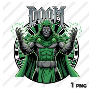 avengers doom clipart png art , digital illustration art