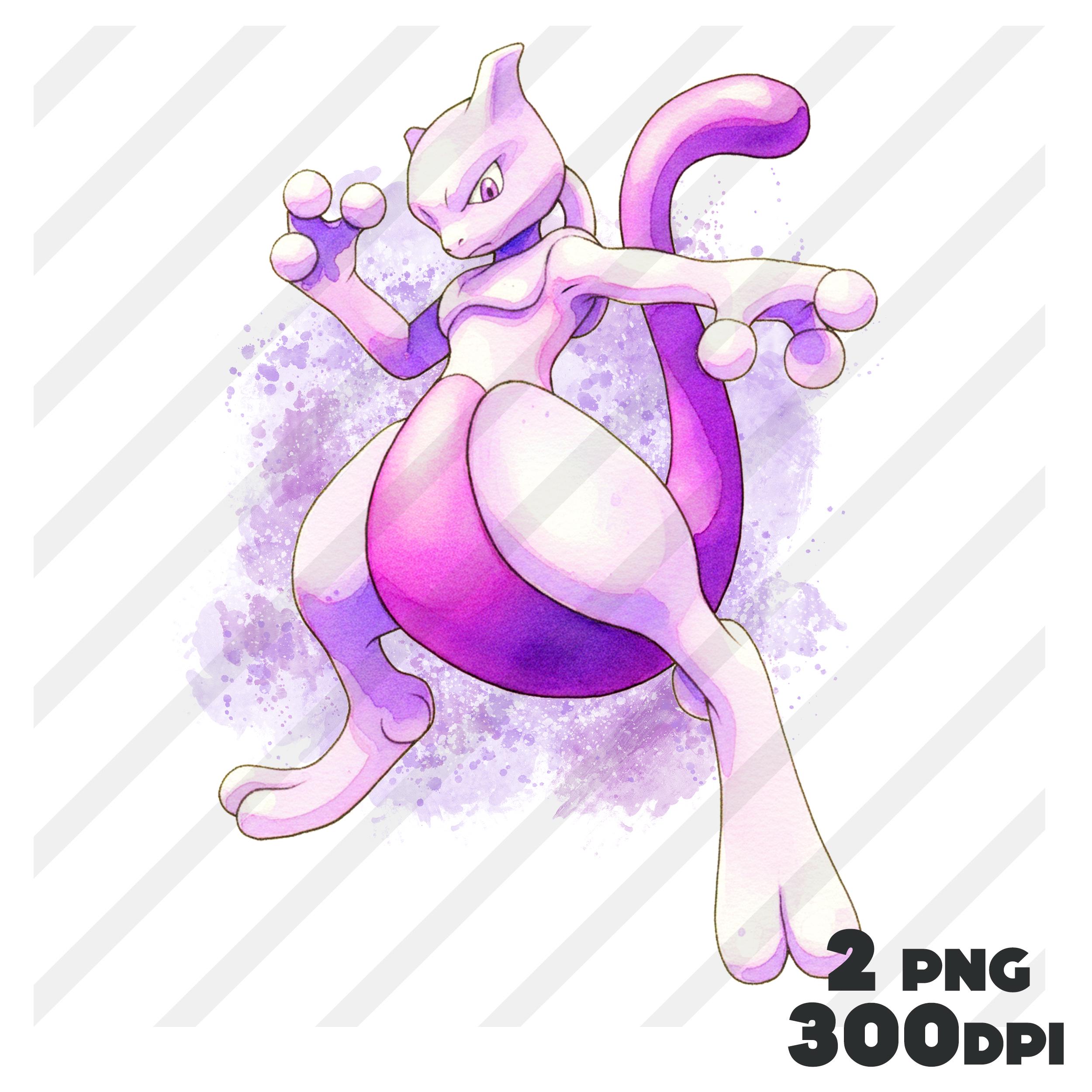 Mewtwo Custom Card - Etsy