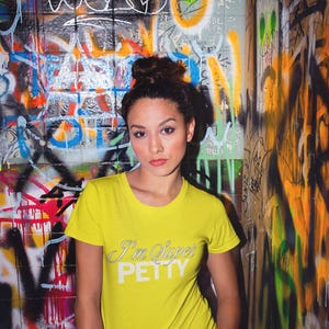 Super Petty T-Shirt Funny Graphic Tee for Women Sassy Statement Shirt Petty Vibes Outfit Trendy Humor Gift Idea  Softstyle Tee
