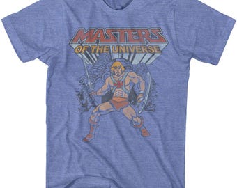 Masters of the Universe He Man and Grayskull Adult TV Shirt