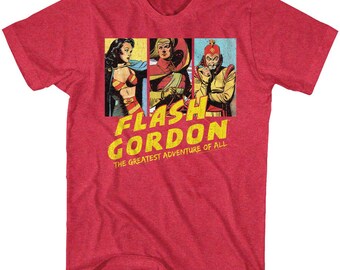 Flash Gordon Greatest Adventure of All Adult Comic Shirt
