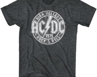 ACDC Rock and Roll Adult Music Shirt