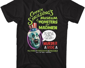 House of 1000 Corpses Museum Adult Movie Shirt