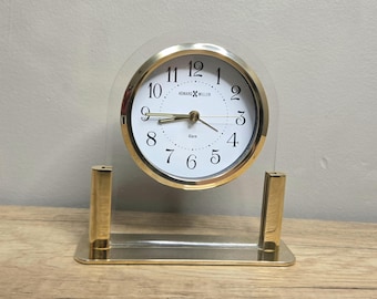 Vintage Howard Miller Octagon Wall Clock Chime Model 612-569 Wood