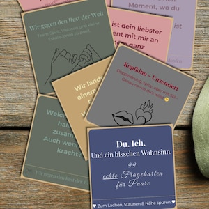 Du. Ich. Und ein bisschen Wahnsinn - 99 Fragekarten für Paare | Valentinstag | Hochzeit | Geburtstag | Weihnachten | Jahrestag