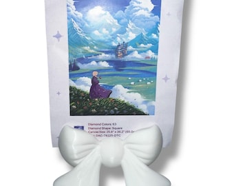 Porta immagine per pittura a diamante con fiocco stampato in 3D