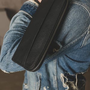 Long wallet, Leather wristlet clutch for men, Zippered clutch men, Mens clutch wallet, Mens clutch purse, Mens clutch weird, Wallet for men
