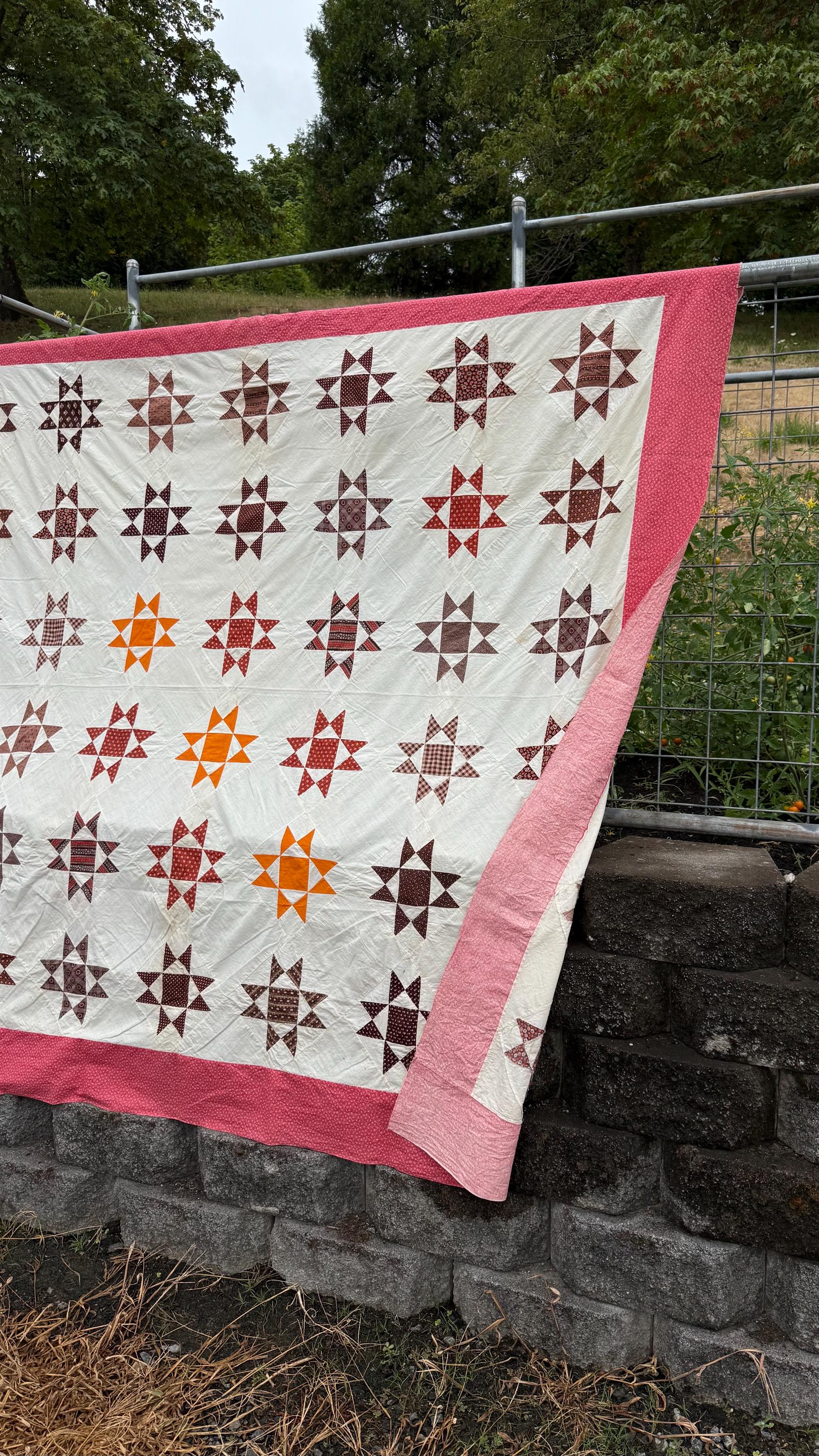 Antique Quilt Top - Etsy