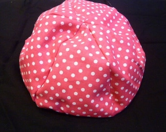 n Bag Chair - Candy Pink with White Polka Dots - 18 inch doll, Pink, Hot Pink, Gifts Under 15