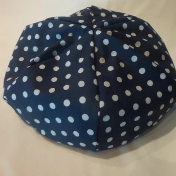 Doll Bean Bag Chair - Navy Blue with White Polka Dots - 18 inch, Blue, Baby Blue,  Etsy Kids, Gift under 15