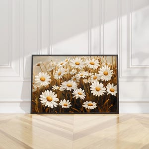 Daisy Blumenfeld Druck: Sommer Landschaft Ölgemälde (Digitaler Download)
