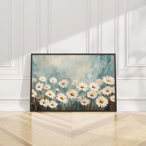 Daisy Blumenfeld Kunstdruck: Botanisches Ölbild (Digitaler Download)