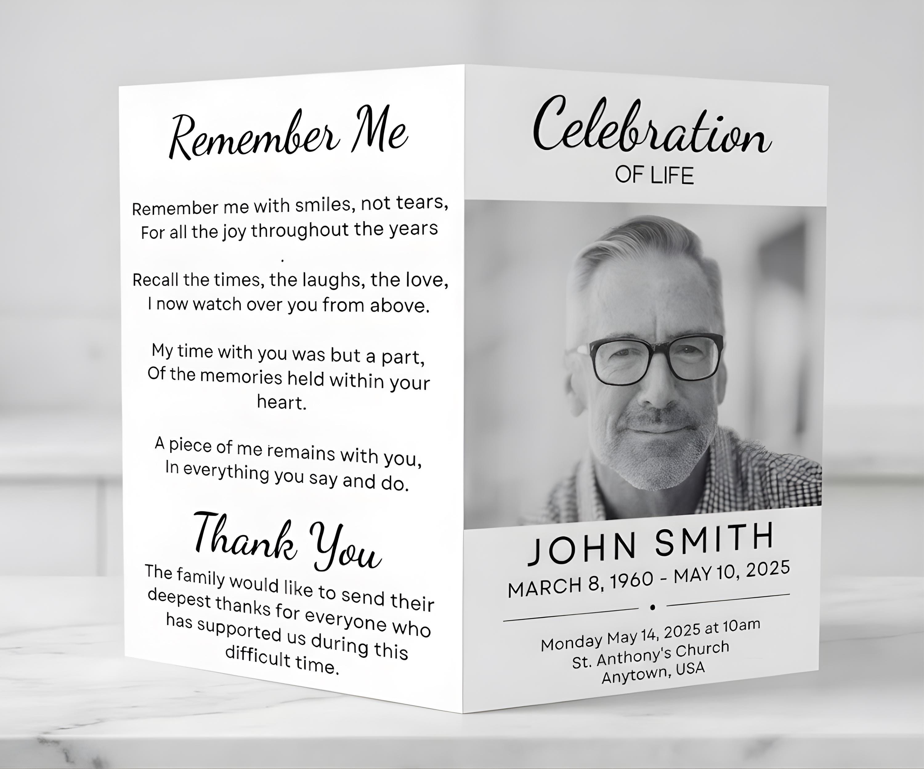 Cremation Obituary Template - Etsy, image size:3000x2498