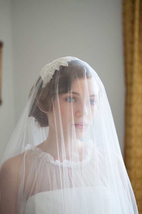 art deco veil