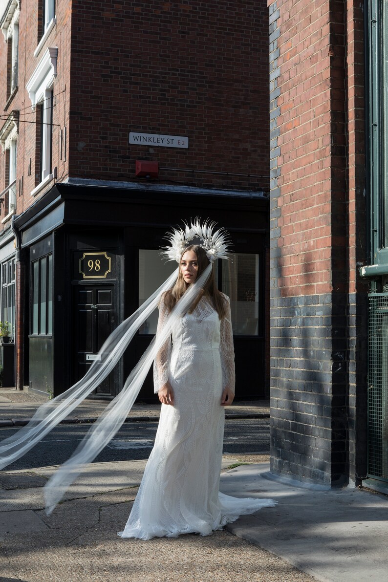statement bridal headpiece