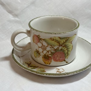 vintage Midwinter Stonehenge Still Life cup saucer