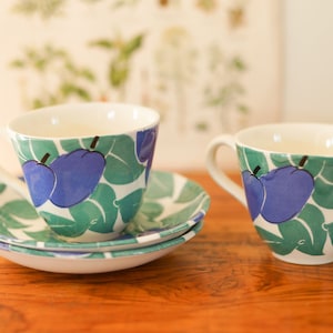sale sale sale vintage Grindley Garden Fruits tea cup and saucer