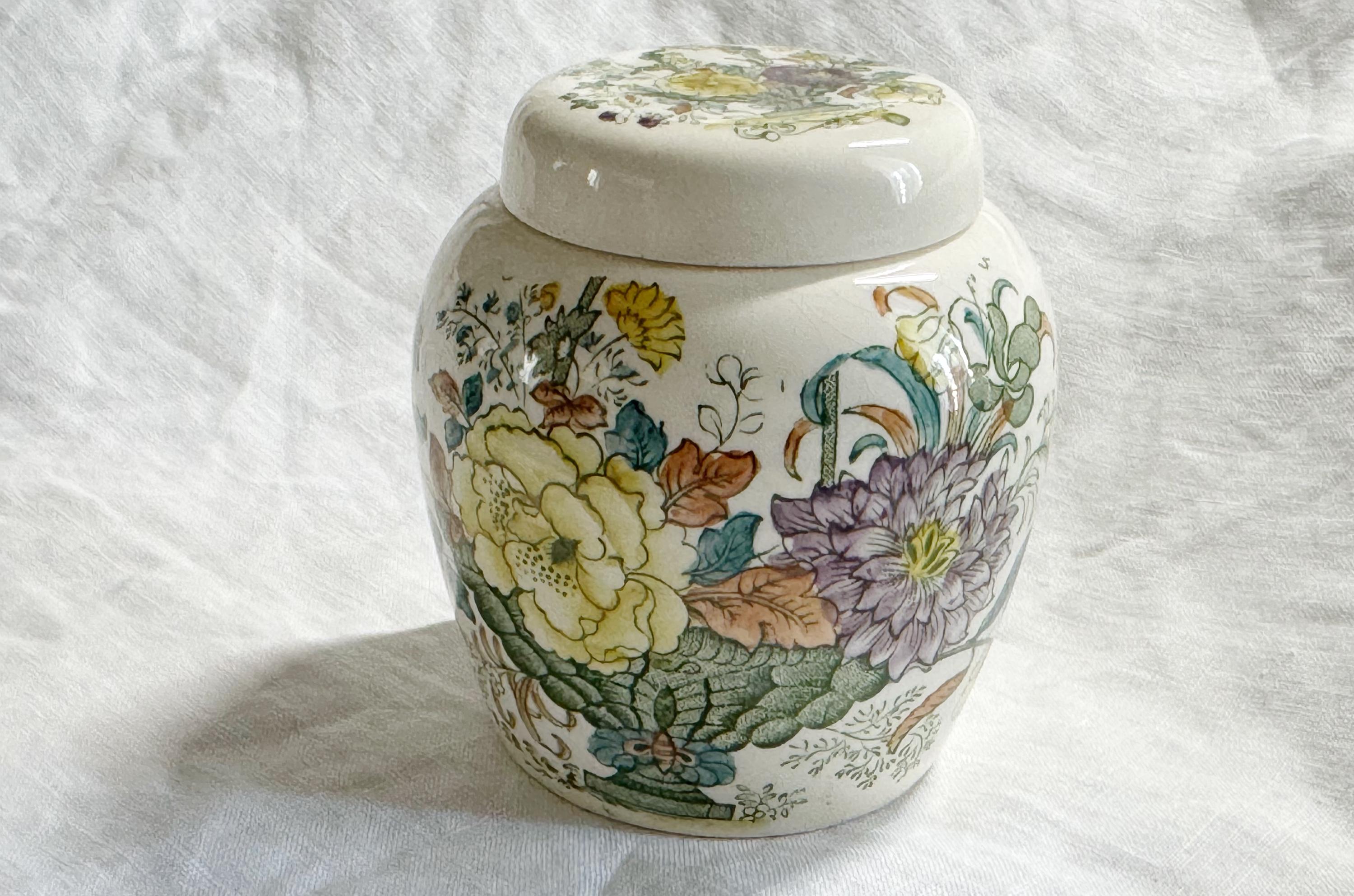 Masons Ironstone Ginger Jar - Etsy