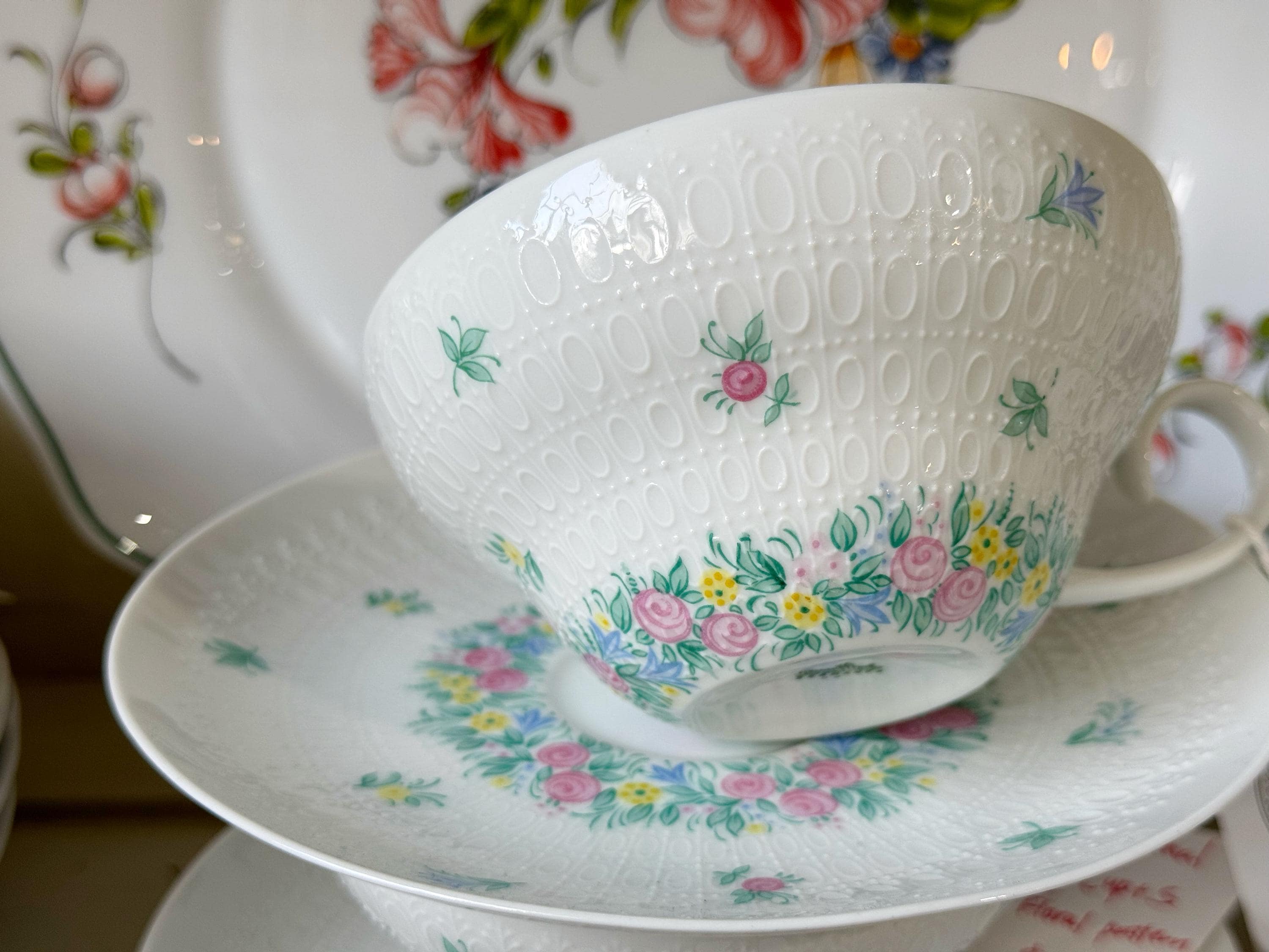 Rosenthal 'romanze Garland' Cup Saucer by Bjorn Wiinblad - Etsy