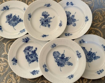 sale sale 6 Royal Copenhagen blue flower 16cm plate 8092