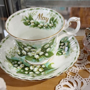 Royal Albert Flower of the Month May Lily of the Valley Cup Saucer