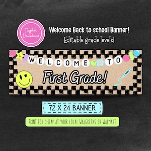 Banner de volta às aulas | Download digital | Banner de boas-vindas de volta às aulas